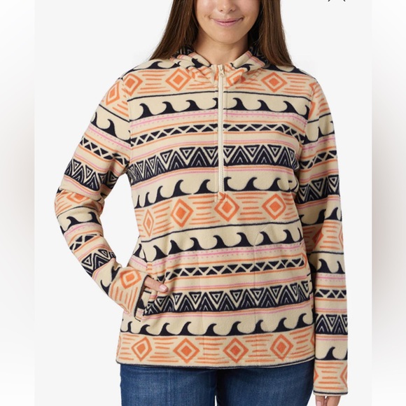 O’NEILL JOSIE HALF-ZIP HOODIE size M - Picture 1 of 4